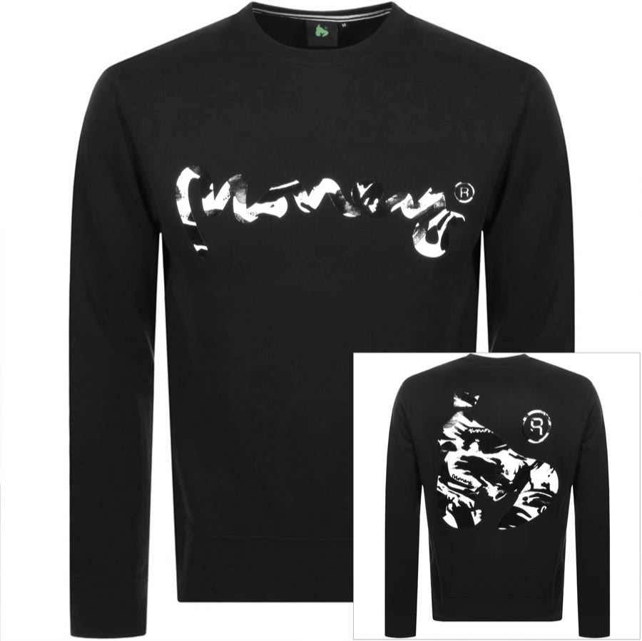Alternative Image for ProductMoney Sig Ape Camo Logo Sweatshirt Black1